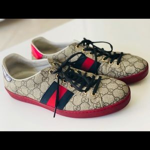 Gucci Men's Ace GG Supreme Sneakers
